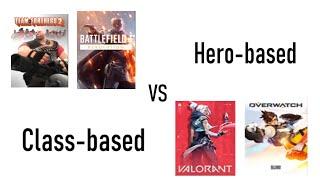 Class based vs hero shooters:  What's the difference?