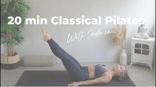 20 minute Classical Pilates Flow with Jade #pilates #classicalpilates