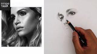 Como dibujar un retrato realista - Time Lapse | Estudio Taller