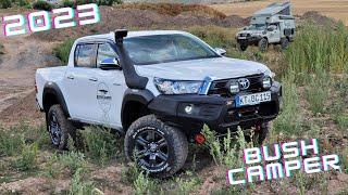 GERMAN TELEVISION GETS THE NEW BUSHCAMPER 2023 EXTREME CONVERSION Toyota Hilux 2.8D Overland Offroad