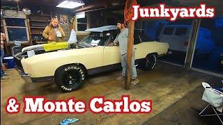 JunkYard run & Austin's 72 Monte Carlo