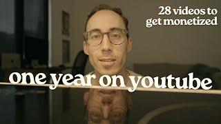 one year of youtube: if you don’t quit, you might make it.