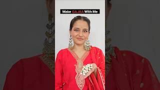 Make Gajra For Karwa Chauth #shorts #gajra #diy #youtube #karwachauth