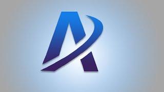 Photoshop Tutorial - A Letter Logo Design - Adobe Photoshop CC Tutorial