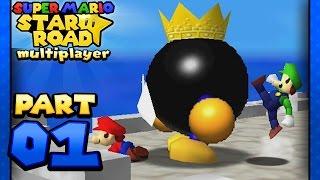 Super Mario Star Road: Multiplayer - Part 1: The Revenge of King Bob-omb! (2 Player)