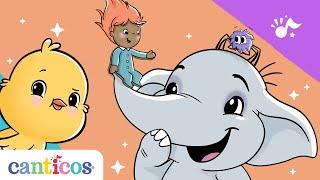 Canticos | 38 mins de Canciones infantiles en español |  Aprender inglés сanciones dibujos animados