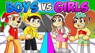 BOYS vs GIRLS in Roblox!