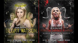 Flex Fights Series 6 - Glory Watson vs. Rebecca Bryggman Interview