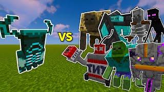 Baby Warden vs Mutant Beasts, Golemania Bosses (Mutant Zombie, Enderman, TNT Golem, Diamond Golem)