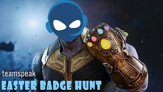 Teamspeak - Easter Badge Hunt - 6 Badges