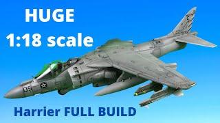 MODEL BUILD HUGE HOBBYBOSS AV-8B HARRIER II IN 1:18 SCALE | Length 806mm Wingspan 514mm ️