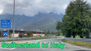 Switzerland to Italy by road