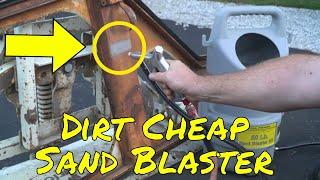 Harbor Freight Portable Sand / Abrasive Blaster Kit Review "Sand Blaster" New Tool Day Tuesday!