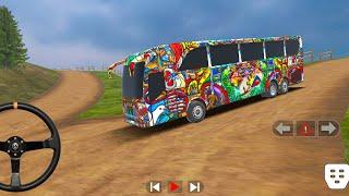 Coach Bus Simulator India Off Road Bus Game Simulator Gameplay Part #143