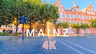 Mainz, Germany  Colourful Summer Walk ️ 2023 4k 60fps