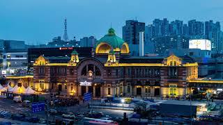 서울역  야경/ Night view of Seoul station