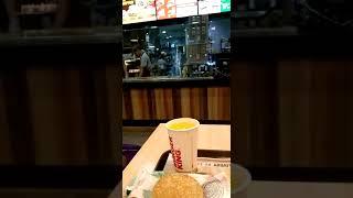 Nice Burger King Meal at Ayala Harbor Point Mall on SBFZ - Philippines - 6 July 2023