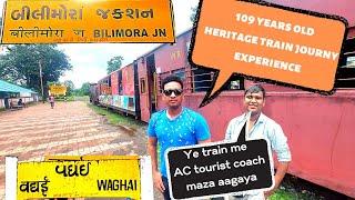 Bilimora to Waghai Narrow Gauge Heritage Train Journey In Vistadome Coach