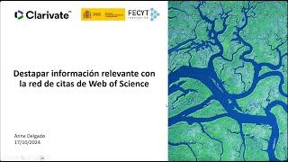 Destapar información relevante con la red de citas de Web of Science