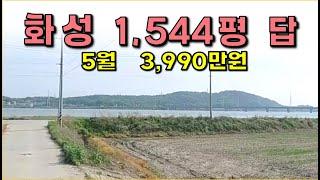 화성...1,544평 논,답 / 남양호 바닷가  인근 땅, 공매땅,