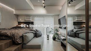 DZ’s Studio Type Condo Unit | A 35 sqm Industrial Minimalist Condo Unit in Pasig City.