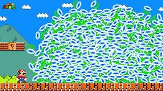 If Mario Collect 999 ICE Flower tried to beat Super Mario Bros.?