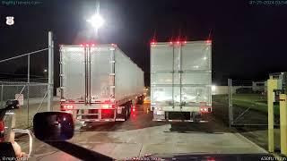 BigRigTravels Nighttime Express LIVE from Jarrell, Texas to San Antonio ( Jul 25, 12:47 AM )