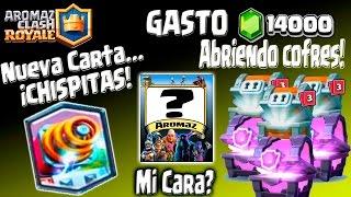 Abriendo cofres con 14.000 gemas!!!  Mi primer 2.0!!!  CHISPITAS, no te lo pierdas!!!