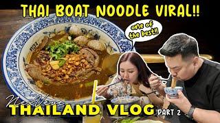 NYOBAIN THAI BOAT NOODLES YANG LAGI VIRAL DI BANGKOK!! | THAILAND TRIP #2