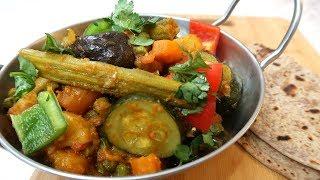 Vegetable Karahi Recipe | Indian Cooking Recipes | Cook with Anisa | #Recipes