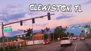 Driving thru Clewiston, Florida