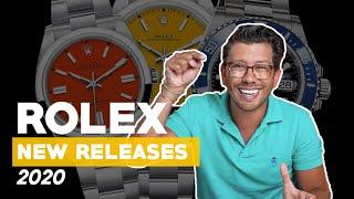 New Rolex Submariner, Oyster Perpetual, and SkyDwellers + models sadly discontinued...