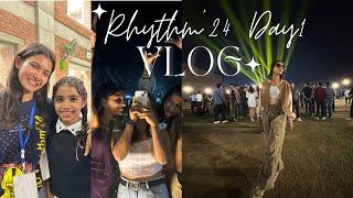 Rhythm’24 Day 1 || JECRC University fest|| DJ Holy C in the house. #fest #collegelife #vlogging