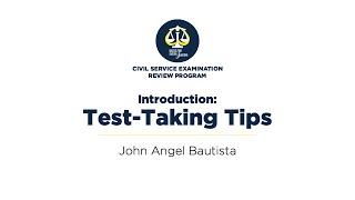 Module 0 of 9: Introduction: Test-Taking Tips (Batas for Every Juan)