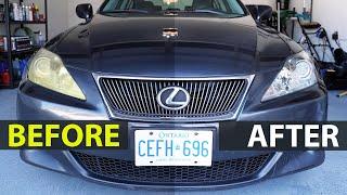 RESTORE Foggy Headlights LIKE MAGIC! Professional DIY