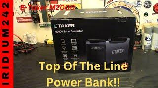 E-Taker M2000 With The F1000 Fast Charger Is The Best!! - Iridium242.com