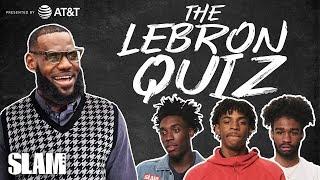 KING'S CLASS: How Well Do Rookies Know LeBron James?  | SLAM Quiz