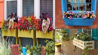 Best DIY Flower Box Planters for Fancy Backkyard Gardens | Planter ox designs