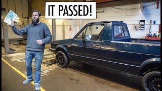 The Caddy Passed Its MOT!