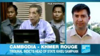 CAMBODIA - UN-backed tribunal indicts four Khmer Rouge leaders