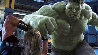 THOR VS HULK  Scene (Hindi) - The Avengers (2012) Movieclip In 4K