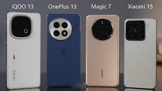 Xiaomi 15 vs Honor Magic 7 vs OnePlus 13 vs iQOO 13 – Gaming & Performance Comparison