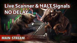 Live Scanner and Day Trade Ideas, NO DELAY. Morning Gappers Momentum and Halt Scanner 01/08/2025