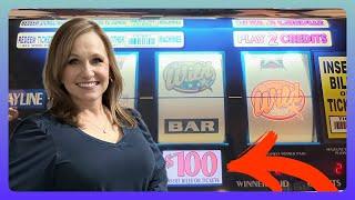 $3000 Risked In the Oldest $100 Slot Machine We Have Ever Seen!  Top Dollar Jackpot!