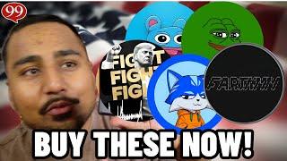 BUY THESE MEME COINS NOW!? (TARIFFS PAUSE PUMPS CRYPTO MARKET!) NEXT 10X TO 50X CRYPTO PLAY!