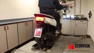 Honda PCX 125 OEM vs Serket Parallel Full System // By Scorpion Exhausts