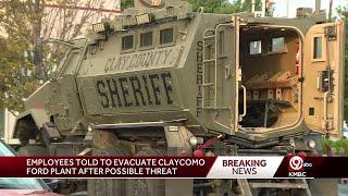 Employees told to evacuate Claycomo Ford Plant after possible threat