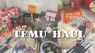 UNBOX WITH ME A MASSIVE CROCHET HAUL||What is TEMU? #unboxing #haul #crochet