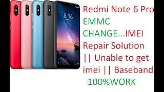 Redmi Note 6 Pro ..IMEI Repair Solution || Unable to get imei || Baseband . 100% WORK