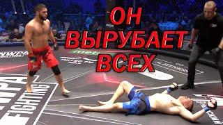 Team Shlemenko fighter or new superstar? Brutal knockout in a battle of real gangsters!